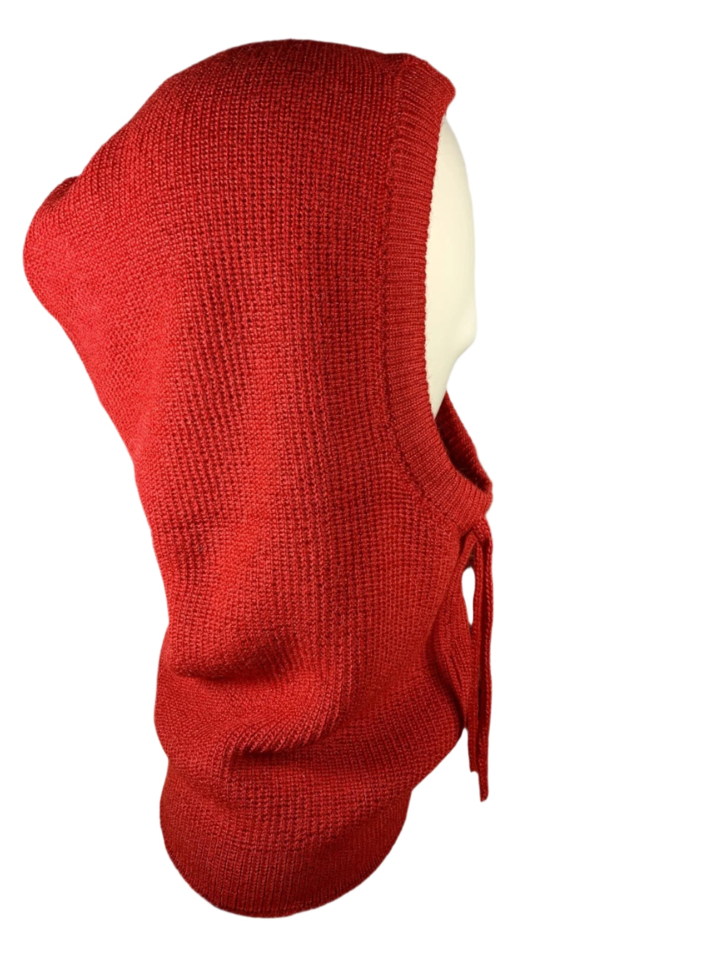Red 100% Baby Alpaca Balaclava