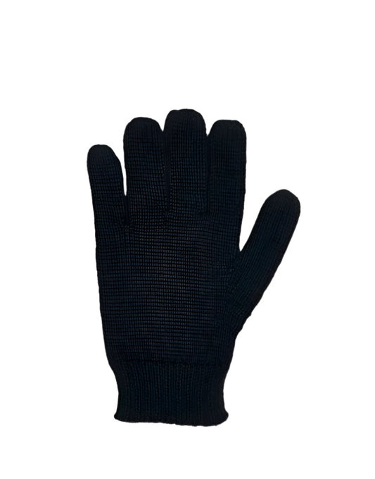 Black 100% Alpaca Gloves Full Fingers