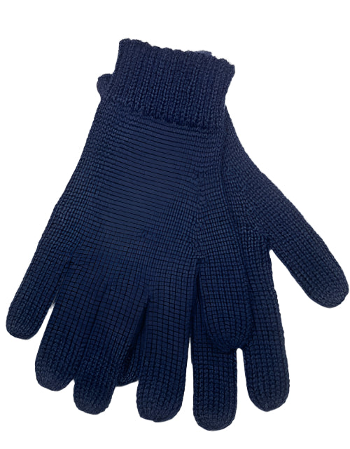 Blue 100% Alpaca Gloves Full Fingers