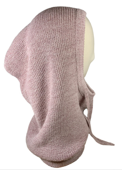 Pink 100% Baby Alpaca Balaclava