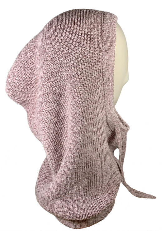 Pink 100% Baby Alpaca Balaclava