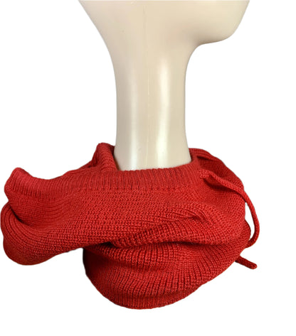 Red 100% Baby Alpaca Balaclava