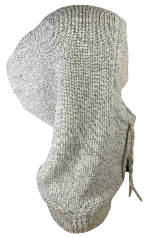 Silver 100% Baby Alpaca Balaclava
