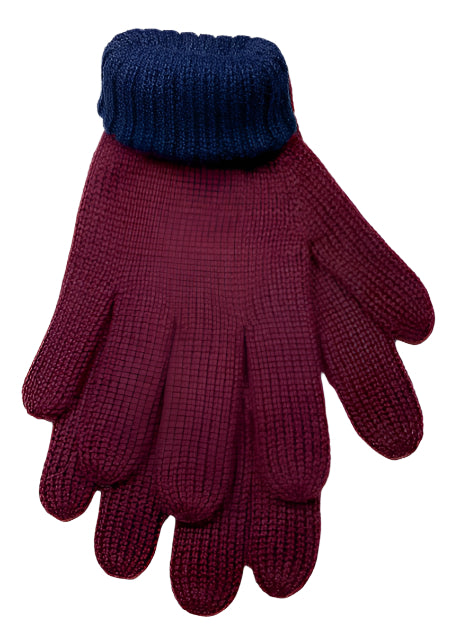 Red/Blue 100% Alpaca Reversibles Gloves
