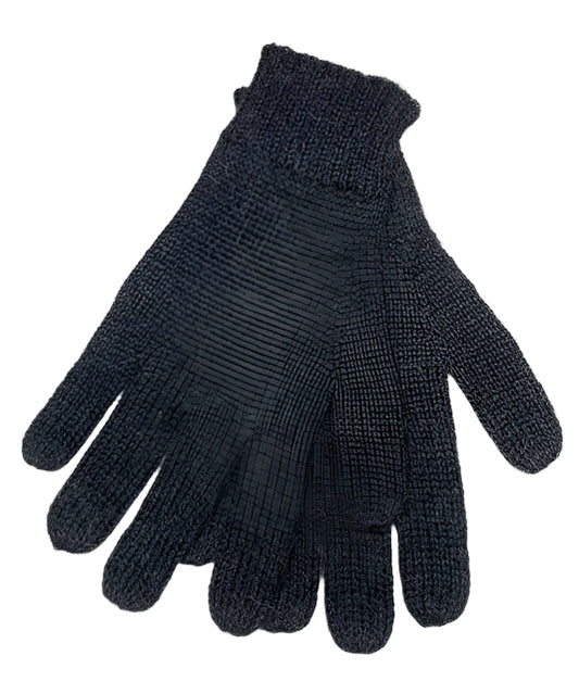Charcoal 100% Alpaca Gloves Full Fingers