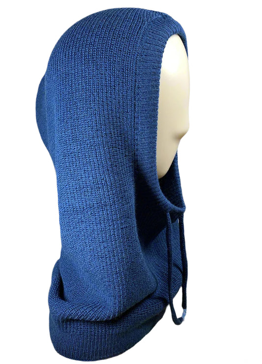 Navy Blue 100% Baby Alpaca Balaclava