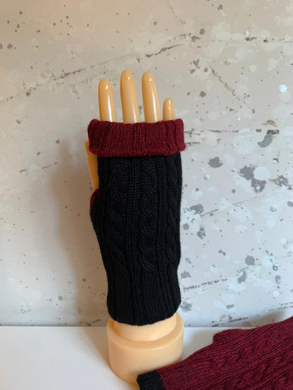 Reversible Black/Dark Red